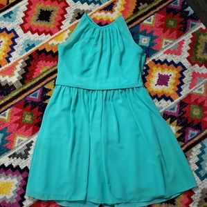 Jasmine Bridesmaid Georgette Evening dress in Aqua